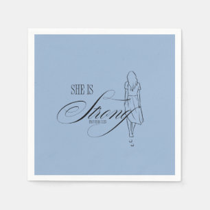 She is Strong Proverbs 31:25 Napkin
