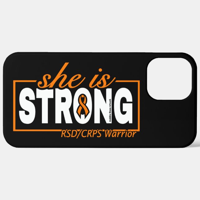 SHE IS STRONG...RSD/CRPS Case-Mate iPhone CASE (Back (Horizontal))