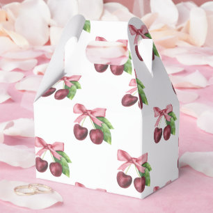 She is the cherry on top baby shower  favour box
