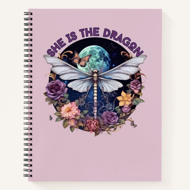 She Is The Dragon Notebook (Front)
