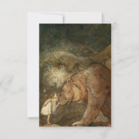 “She Kissed the Bear” by John Bauer