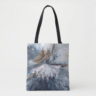 "She Leaps" Art Tote Bag