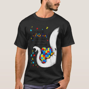 She Loved A Little Boy Baby Elephant Autism Awaren T-Shirt