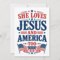 She Loves Jesus and America Too