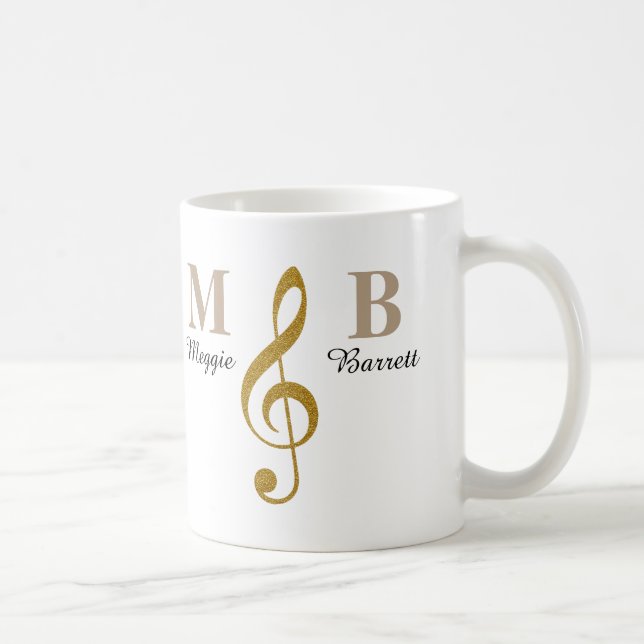 she loves music coffee mug (Right)