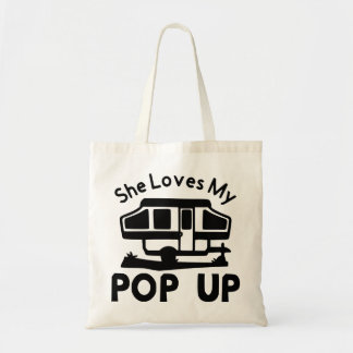She Loves My Pop-Up #USAPatriotGraphics © Tote Bag