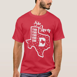 SHE LOVES THE D DALLAS SHIRTS FOR MEN WOMEN COWBOY