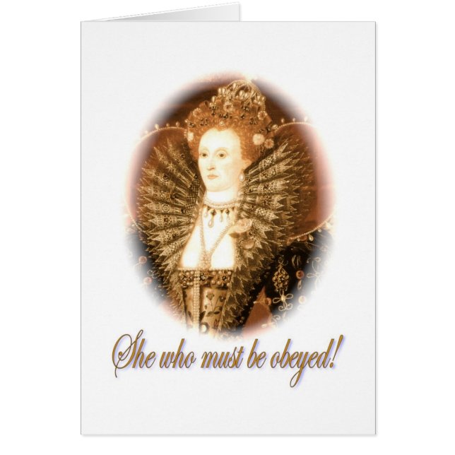 She Must Be Obeyed (Front)