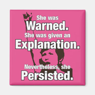 "She Persisted!" Magnet