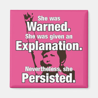 "She Persisted!" Magnet