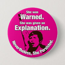 "She Persisted!" Pin