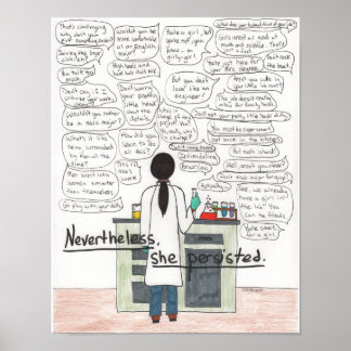 She Persisted (STEM), 11x14 Poster