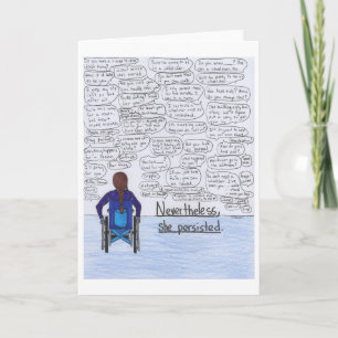 She Persisted (Wheelchair) Card