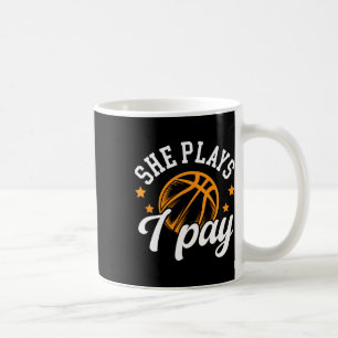 She Plays I Pay Sketll Dad Of A Sketll Player Fath Coffee Mug