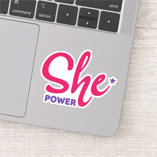 She Power Vinyl Sticker