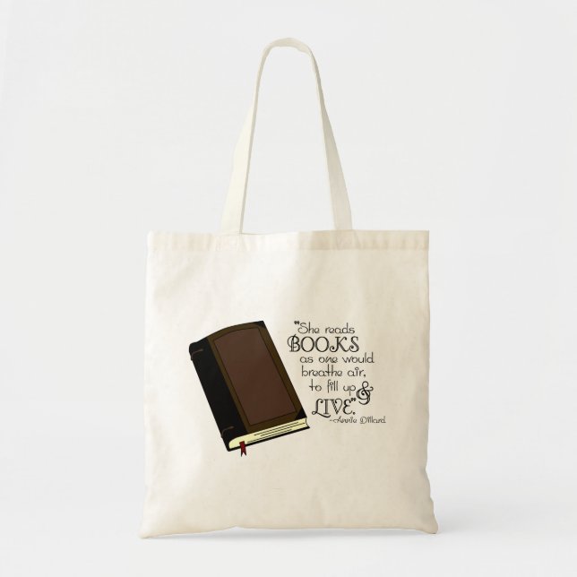 She Reads Books Tote Bag (Front)