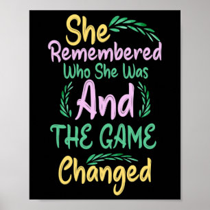 She Remembered Who She Was And The Game Changed 1 Poster