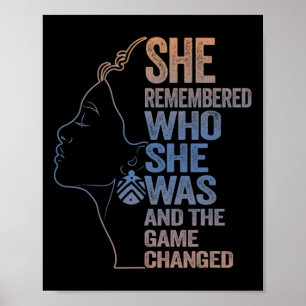 She Remembered Who She Was And The Game Changed 3 Poster