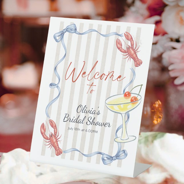 She’s a Catch Lobster Bridal Shower Welcome Sign  (Creator Uploaded)