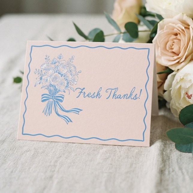 She’s Fresh Off the Market Bridal Shower Thank You Card (She’s Fresh Off the Market Bridal Shower Thank You)