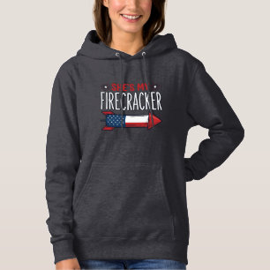 She’s My Firecracker Patriotic Couple Design_1 Hoodie