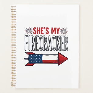 She’s My Firecracker Patriotic Couple Design_1 Planner