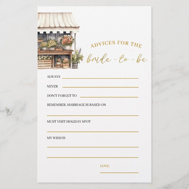 She’s Off The Market Advices Bride To Be Game (Front)