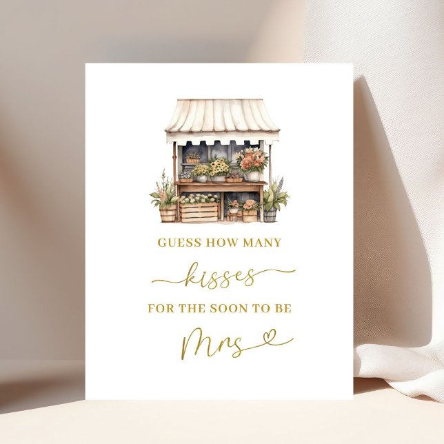 She’s Off The Market Guess How Many Kisses Poster (Creator Uploaded)