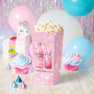 She’s Ready To Pop Girl Baby Shower Favour Box