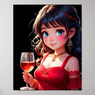 She’s special artsy pinup poster