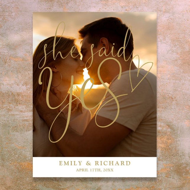 She Said Yes Engagement Party Photo Welcome Sign (She Said Yes Engagement Party Photo Welcome Sign)