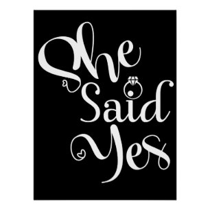 She Said Yes Poster