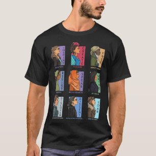 She Series Real Women Retro Lover Gift Strong Wom T-Shirt