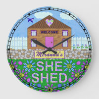 She Shed Woman Cave Custom Name Garden Hut