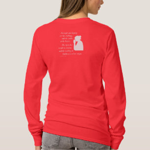 She Smiles at the Future Women's Long Sleeve Shirt