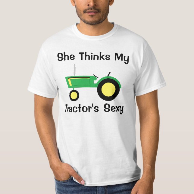 She thinks green T-Shirt (Front)