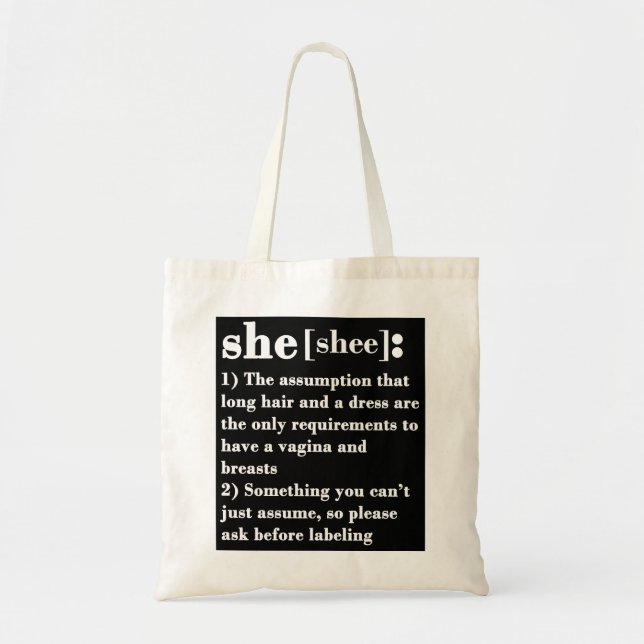 She Tote Bag (Front)