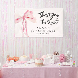 She Tying The Knot Bridal Shower Welcome Sign
