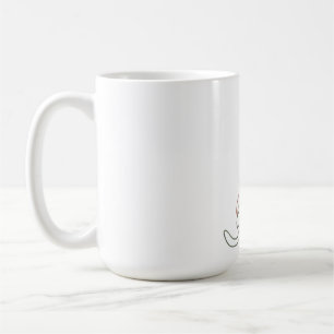 She Waited for You Dog Quote Literary Line Art Ill Coffee Mug