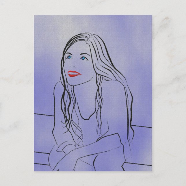 She Watches the Sky 2 - Postcard (Front)