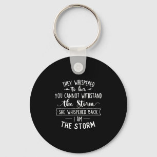 She Whispered I Am The Motivational Quote Insratio Key Ring