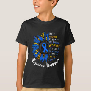 She Whispered I Am The Storm Alopecia Areata warri T-Shirt