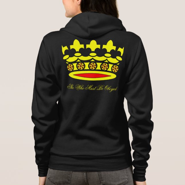 She Who Must Be Obeyed Hoodie (Back)