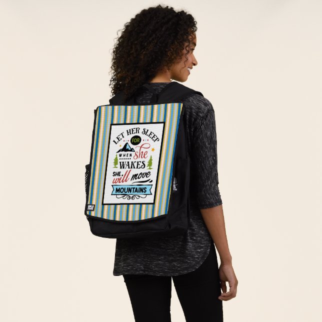 She Will Move Mountains Backpack (Worn)