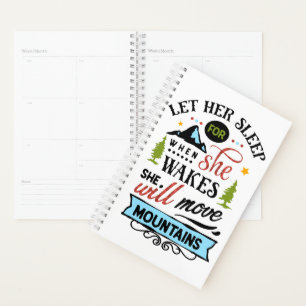 She Will Move Mountains Planner