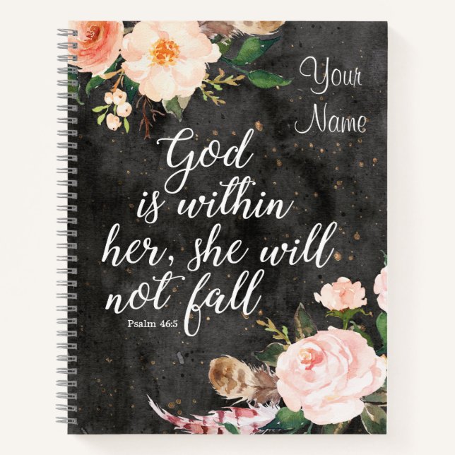She Will Not Fall Notebook (Front)