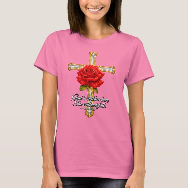 "She Will Not Fall" - Unisex T-Shirt (Front)