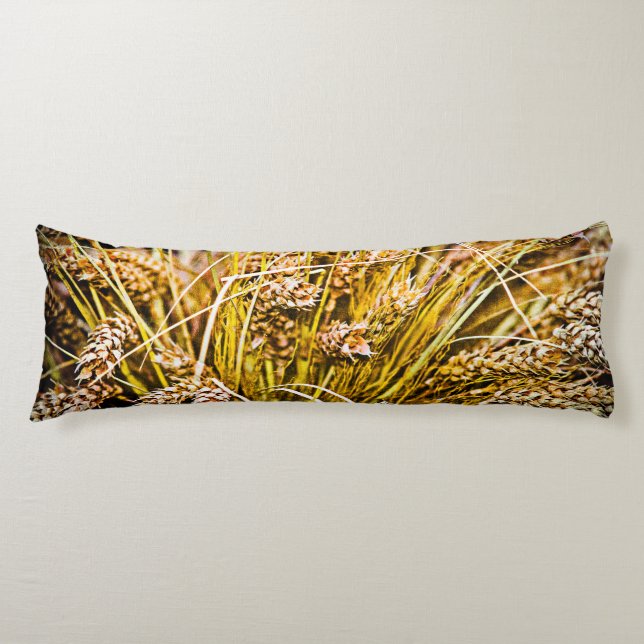 Sheaf Of Wheat - Thank You Body Cushion (Front)