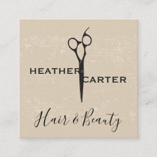 Shear Modern Rustic Texture Appointment Card