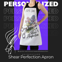Shear Perfection Hairstylist Personalised Apron